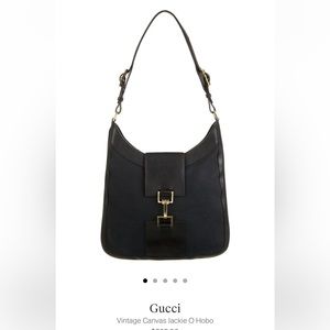 Stunningly classic Gucci Jackie O shoulder bag